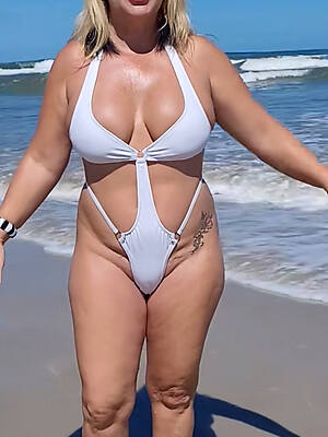 chubby mature beach bikini nudes images