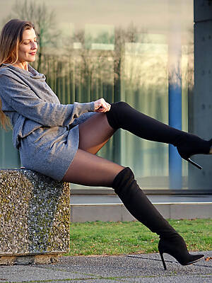 thigh high boots mature seduction