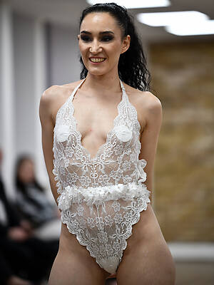 Italian mature small tits lingerie