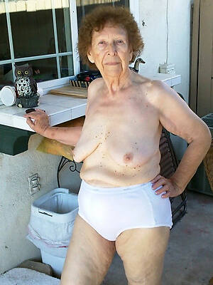 granny white panties