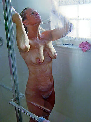 pictures of amateur hot shower mature