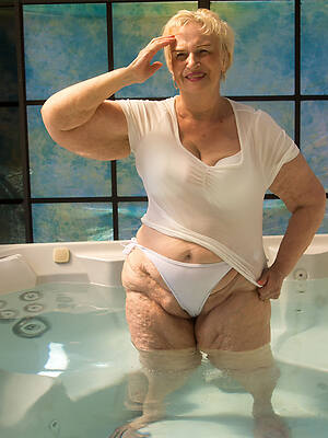 chubby granny panties showing