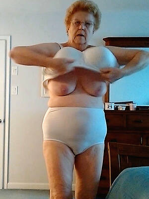 very old granny in lingerie pic