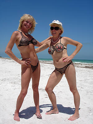 funny mature women at the beach sex photo